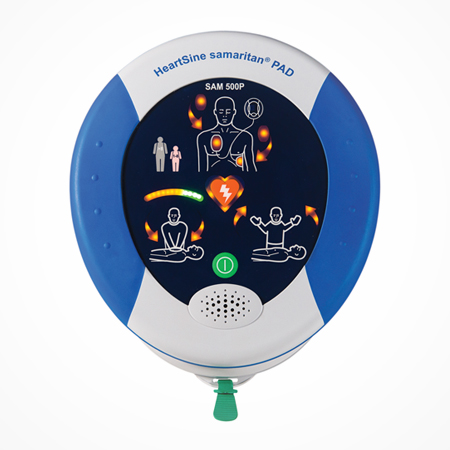 Defibrilatorul semiautomat samaritan® PAD 500P cu asistenţă RCP (resuscitare cardio-pulmonară)