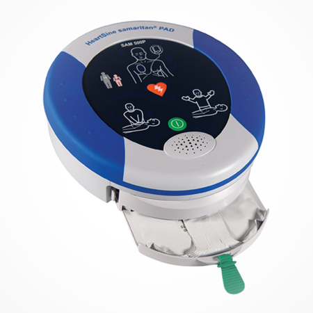 Defibrilatorul semiautomat samaritan® PAD 500P cu asistenţă RCP (resuscitare cardio-pulmonară)